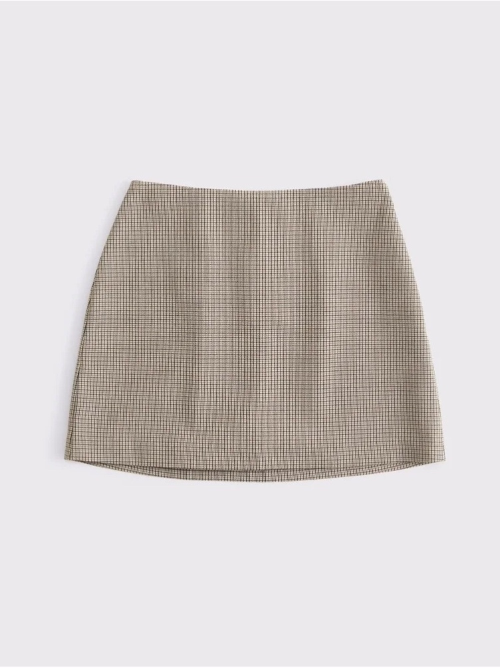 A&F Scarlett check print classic mini skort